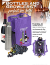 Growler and Wine Bottle Bag